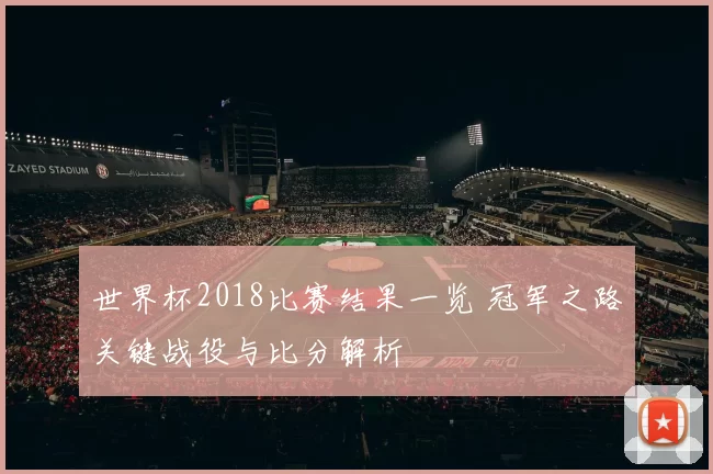 世界杯2018比赛结果一览 冠军之路关键战役与比分解析